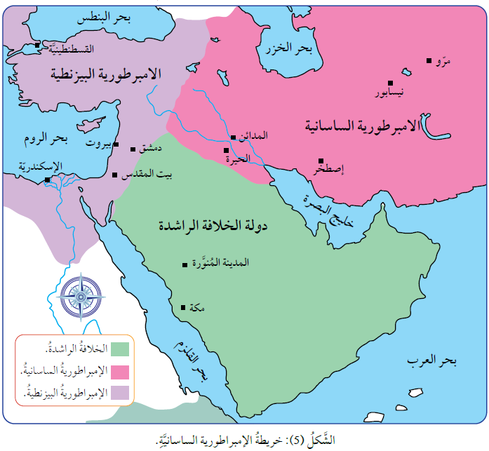 خريطة الإمبراطورية الساسانية